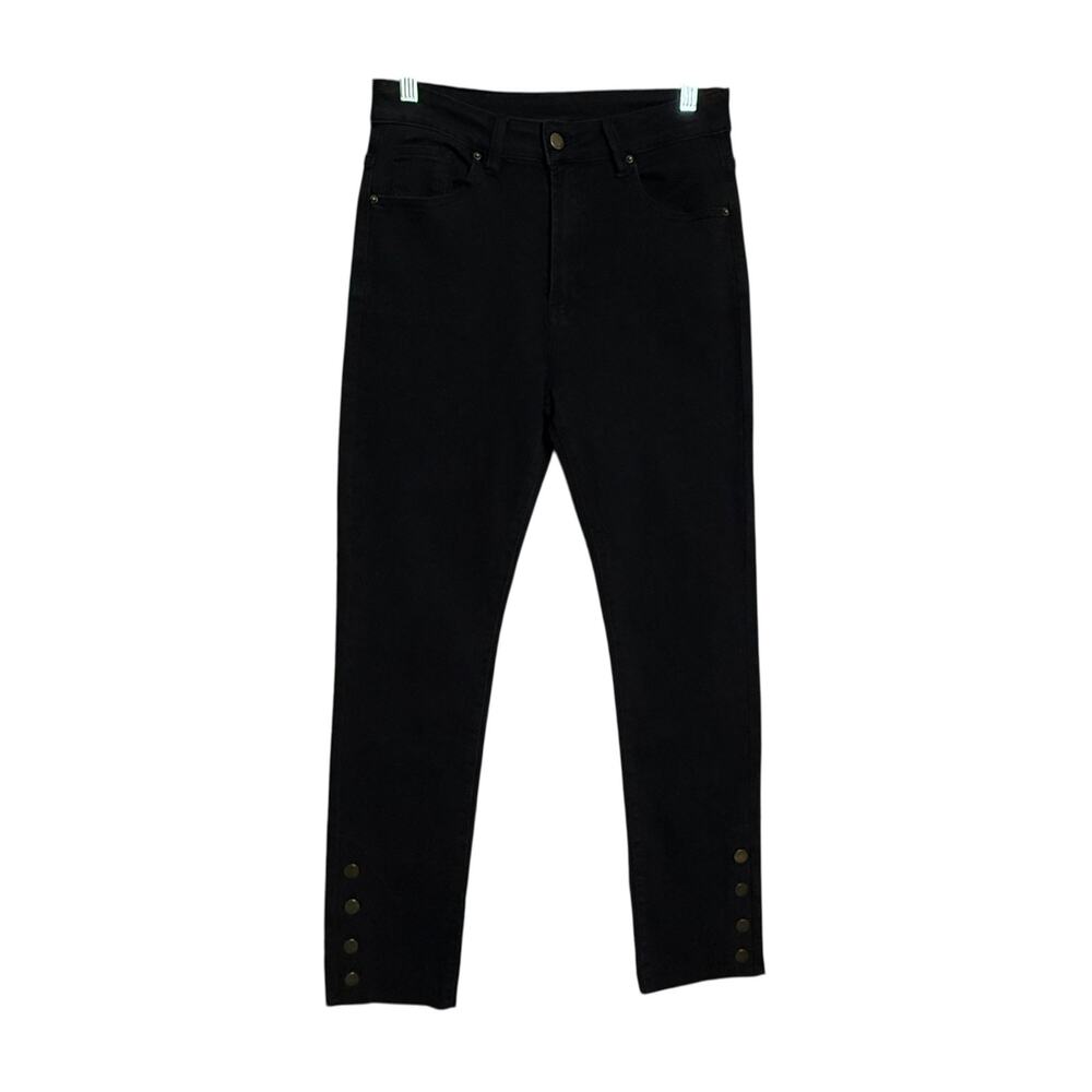 Joleen High Rise  lack Jeans Made in Italy Size L Stretchy Button /Zip Closure